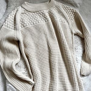 Closed 100% cotton sweater with back zip detail